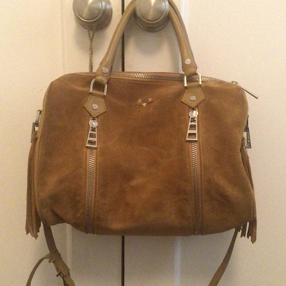 Medium tan suede sunny Zadig et Voltaire bag